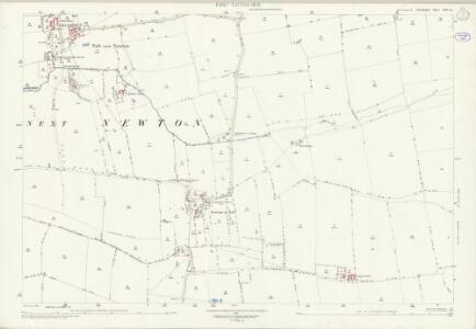 Lincolnshire XLV.14 (includes: Toft Newton; West Rasen) - 25 Inch Map