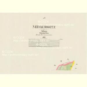 Nerozhowitz - c5055-1-002 - Kaiserpflichtexemplar der Landkarten des stabilen Katasters