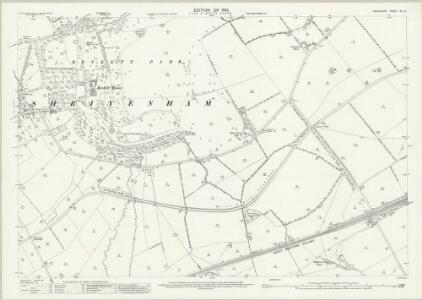 Berkshire XII.12 (includes: Ashbury; Compton Beauchamp; Longcott; Shrivenham; Watchfield) - 25 Inch Map