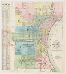 Map of the city of Milwaukee : engraved from original drawings & surveys