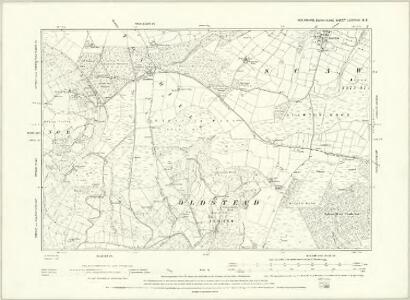 Yorkshire LXXXVIII.SW - OS Six-Inch Map