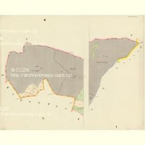 Kowatsch (Kowac) - c3433-1-001 - Kaiserpflichtexemplar der Landkarten des stabilen Katasters