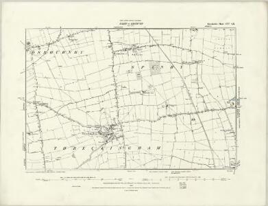 Lincolnshire CXV.SW - OS Six-Inch Map