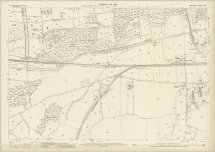 Berkshire XLII.4 (includes: Enborne; Newbury; Speen) - 25 Inch Map