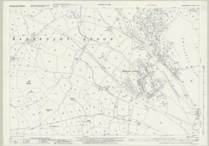 Warwickshire VI.9 (includes: Baddesley Ensor; Baxterley; Grendon; Merevale) - 25 Inch Map