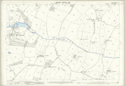 Essex (1st Ed/Rev 1862-96) XVI.16 (includes: Gosfield; Halstead Rural) - 25 Inch Map