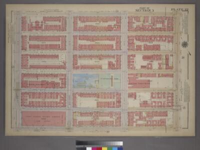 Plate 22, Part of Section 5: [Bounded by E. 71st Street, Avenue A, E. 65th Street and Third Avenue.]