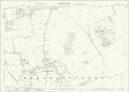 Surrey XIX.8 (includes: Carshalton; Woodmansterne) - 25 Inch Map