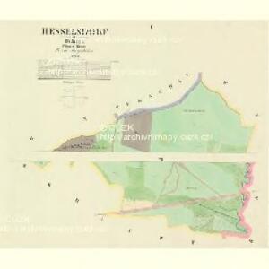 Hesselsdorf - c2272-1-001 - Kaiserpflichtexemplar der Landkarten des stabilen Katasters