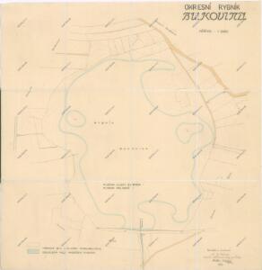 Mapa rybníka Bukovina