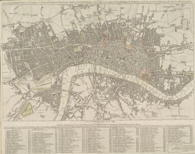 The LONDON DIRECTORY, or a New & Improved PLAN of LONDON, WESTMINSTER, & SOUTHWARK;