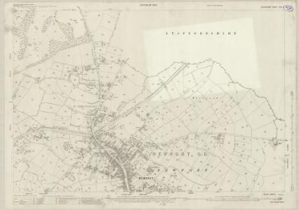 Shropshire XXXI.5 (includes: Chetwynd Aston; Chetwynd; Church Aston; Edgmond; Forton; Newport) - 25 Inch Map