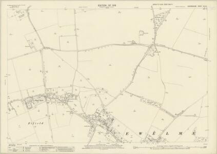 Oxfordshire XLIX.4 (includes: Benson; Berrick Salome; Brightwell Baldwin; Ewelme) - 25 Inch Map