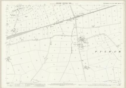 Lincolnshire XXXV.14 (includes: Blyton; Corringham; Pilham) - 25 Inch Map