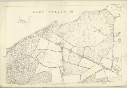 Hampshire and Isle of Wight LVI.10 (includes: Copythorne; Romsey Extra; Wellow) - 25 Inch Map