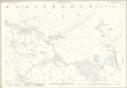 Lancashire LXIV.8 (includes: Cliviger; Worsthorne With Hurstwood) - 25 Inch Map