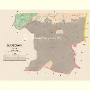 Krzenowa - c3625-1-002 - Kaiserpflichtexemplar der Landkarten des stabilen Katasters