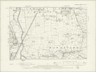 Lancashire LXXVI.SW - OS Six-Inch Map