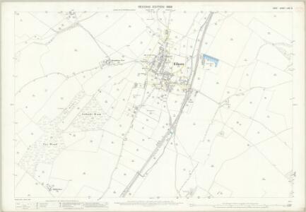 Kent LXVI.8 (includes: Elham) - 25 Inch Map