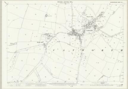 Huntingdonshire XVI.11 (includes: Brington and Molesworth; Catworth; Tilbrook) - 25 Inch Map