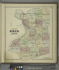 Map of Erie County