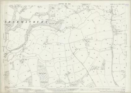 Sussex XXXVIII.6 (includes: Henfield; Shermanbury) - 25 Inch Map