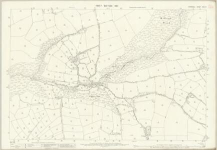 Cornwall XXVI.14 (includes: Bodmin Borough; Helland) - 25 Inch Map
