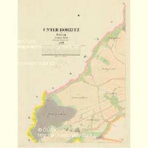 Unter Horzitz - c1290-1-002 - Kaiserpflichtexemplar der Landkarten des stabilen Katasters