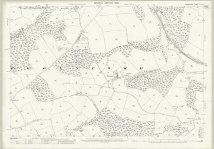 Devon XLII.16 (includes: Chawleigh; Coldridge; Eggesford; Wembworthy) - 25 Inch Map