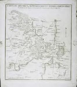 Carte du district de Montbeliard et terres limitrophes