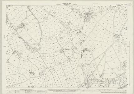 Cornwall LXVIII.15 (includes: Ludgvan; Madron) - 25 Inch Map