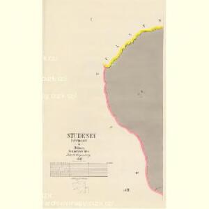 Studeney (Studeny) - c7502-1-001 - Kaiserpflichtexemplar der Landkarten des stabilen Katasters