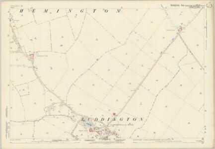 Huntingdonshire VIII.16 (includes: Great Gidding; Hemington; Luddington; Thurning) - 25 Inch Map