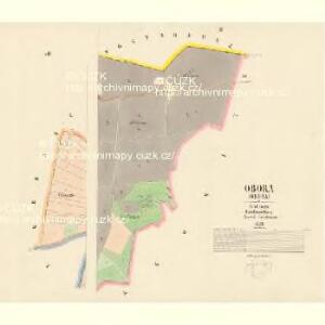 Obora - c5351-1-003 - Kaiserpflichtexemplar der Landkarten des stabilen Katasters