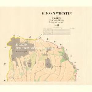 Gross Wiestin - m3379-1-001 - Kaiserpflichtexemplar der Landkarten des stabilen Katasters