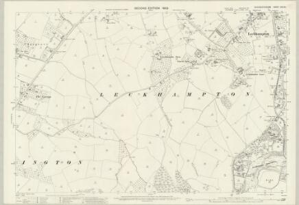 Gloucestershire XXVI.15 (includes: Cheltenham; Leckhampton; Shurdington) - 25 Inch Map