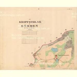 Kropfschlag - c4926-4-001 - Kaiserpflichtexemplar der Landkarten des stabilen Katasters
