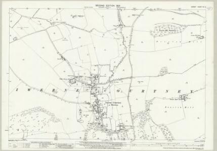Dorset XIV.6 (includes: Iwerne Courtney; Iwerne Minster; Iwerne Stepleton) - 25 Inch Map