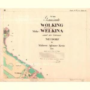 Wölking - m0481-2-003 - Kaiserpflichtexemplar der Landkarten des stabilen Katasters
