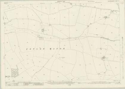 Buckinghamshire V.8 (includes: Chicheley; Clifton Reynes; Emberton; Hardmead; Petsoe Manor) - 25 Inch Map