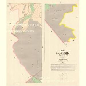Launiowitz (Launiowice) - c4261-1-006 - Kaiserpflichtexemplar der Landkarten des stabilen Katasters