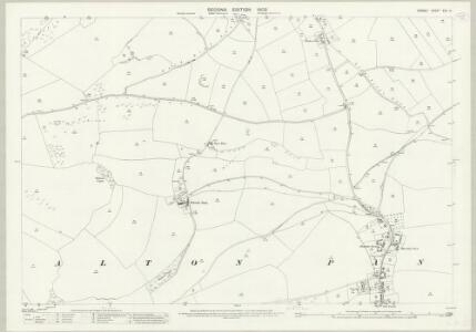 Dorset XXII.15 (includes: Alton Pancras; Buckland Newton) - 25 Inch Map