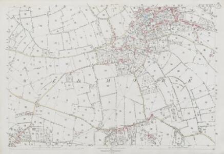 Somerset XXXIX.4 (includes: Wedmore) - 25 Inch Map