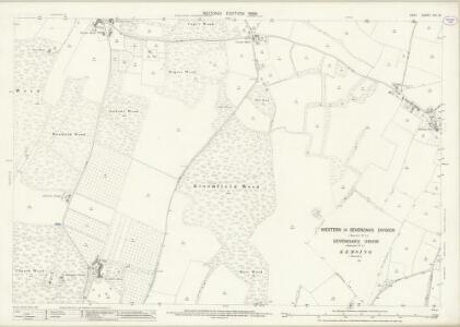 Kent XVII.16 (includes: Ash; West Kingsdown) - 25 Inch Map