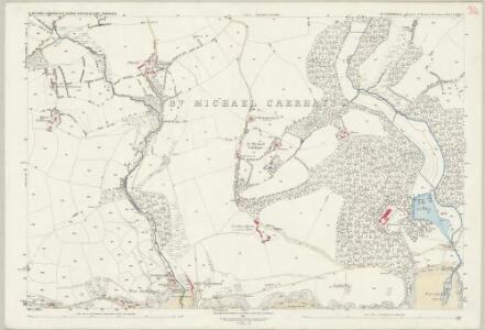 Cornwall LXVI.2 (includes: Cuby; Gorran; St Michael Carhays; Veryan) - 25 Inch Map