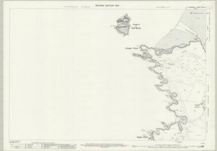 Cornwall XXXIX.9 (includes: Cubert; Perranzabuloe) - 25 Inch Map