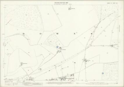 Sussex LXVI.7 (includes: Brighton; Falmer; Kingston Near Lewes) - 25 Inch Map