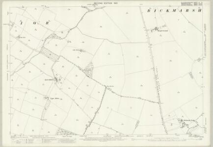 Gloucestershire III.6 (includes: Bickmarsh; Bidford on Avon; Cleeve Priors; North and Middle Littleton; Pebworth) - 25 Inch Map