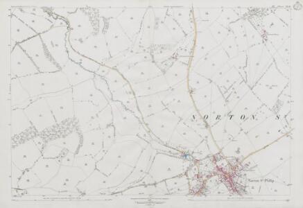 Somerset XXI.10 (includes: Hinton Charterhouse; Norton St Philip; Wellow) - 25 Inch Map