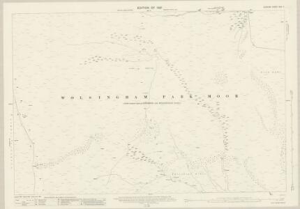 Durham XXIV.7 (includes: Stanhope; Wolsingham Park Moor; Wolsingham) - 25 Inch Map